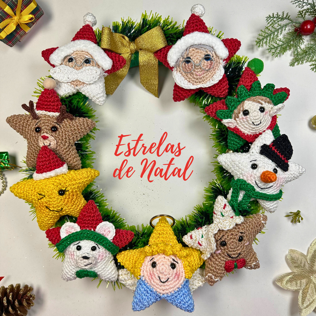 #0 | Curso Amigurumis Estrelas de Natal