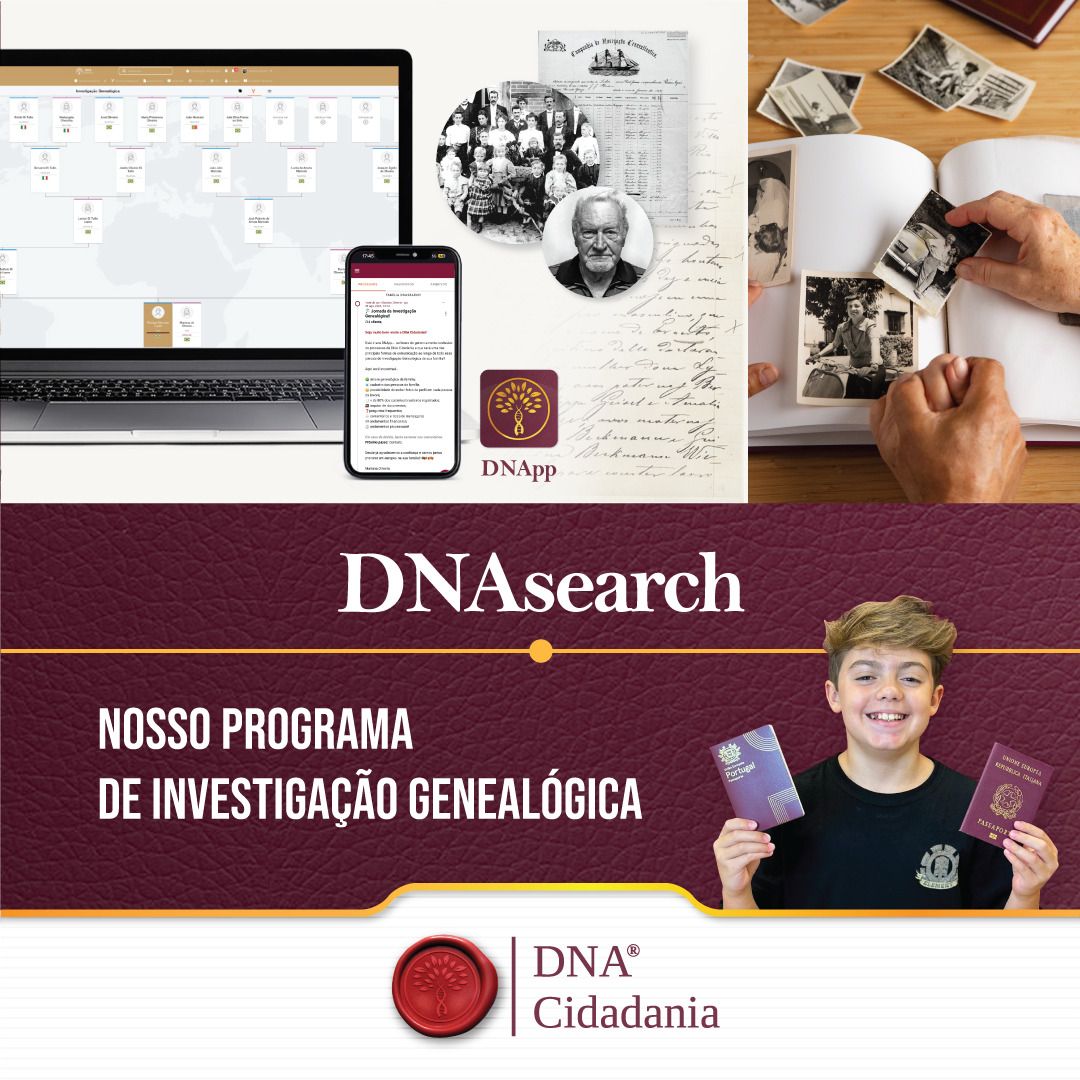DNAsearch: Programa de Investigação Genealógica da DNA Cidadania