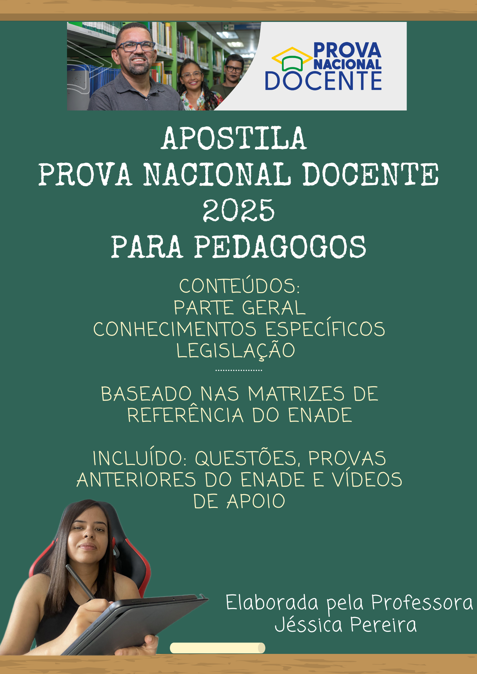 APOSTILA PROVA NACIONAL DOCENTE 2025 PARA PEDAGOGOS
