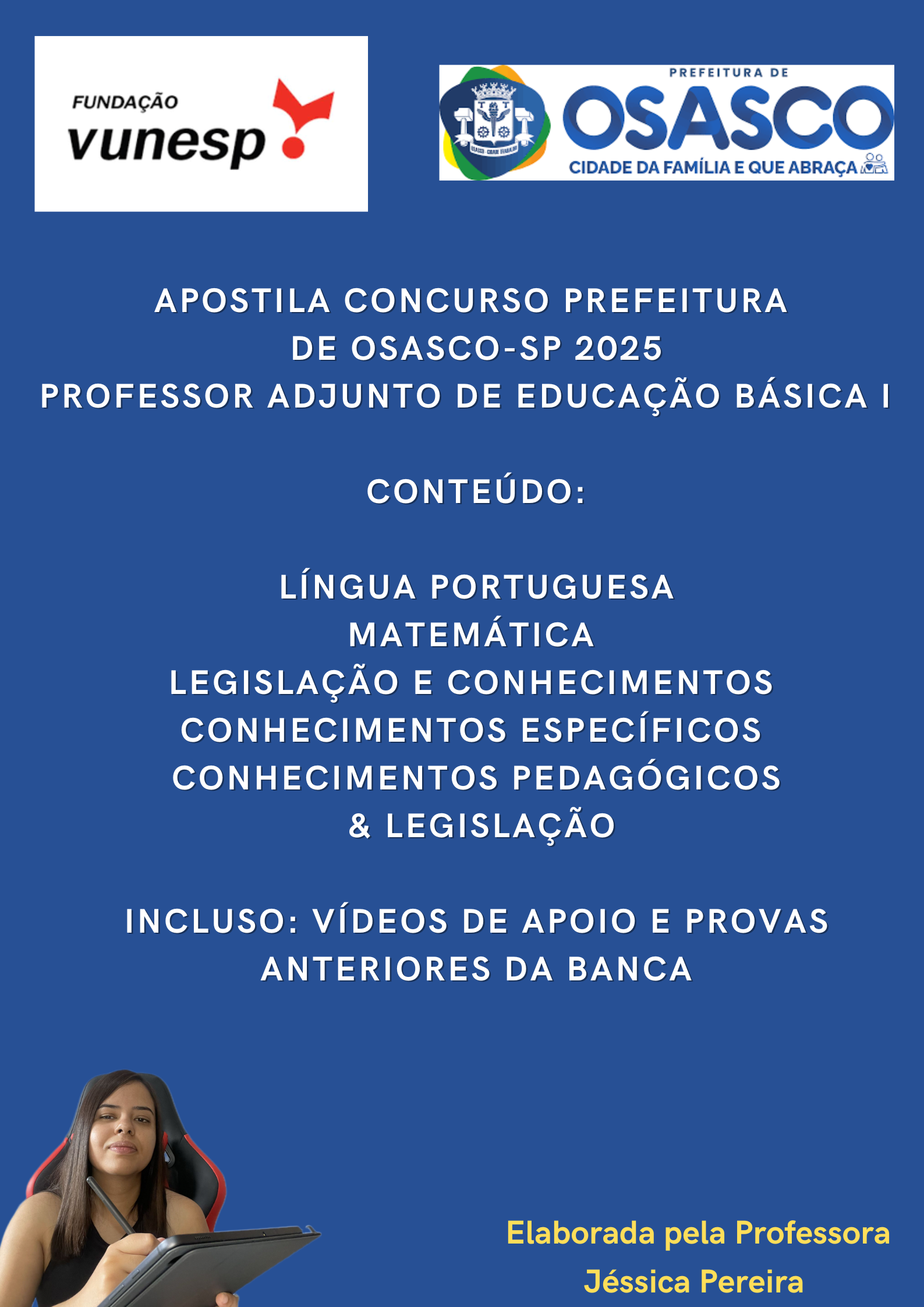 APOSTILA CONCURSO OSASCO 2025: PROFESSOR ADJUNTO DE EDUCAÇÃO BÁSICA I