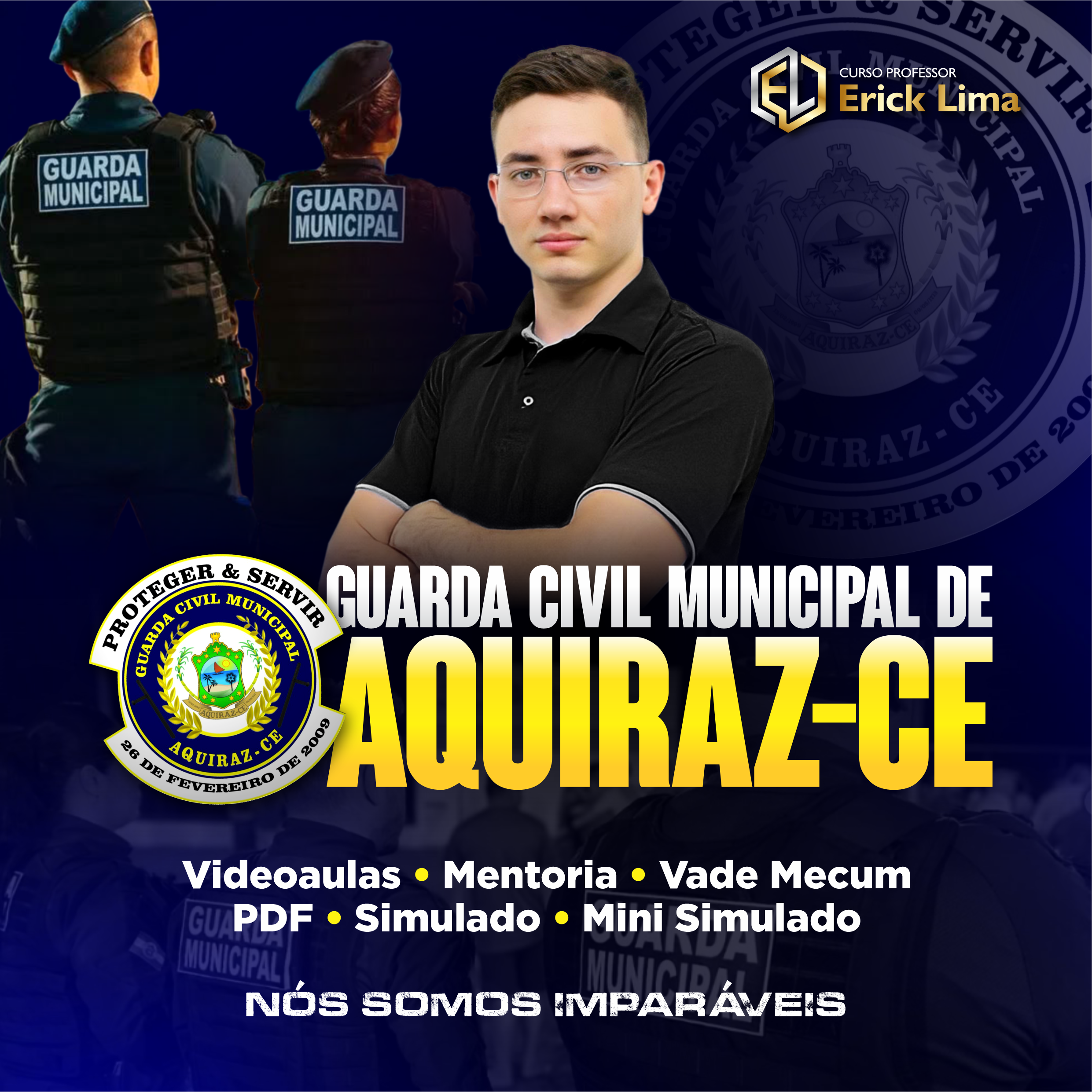 Curso Professor Erick Lima - Guarda Civil Municipal de Aquiraz