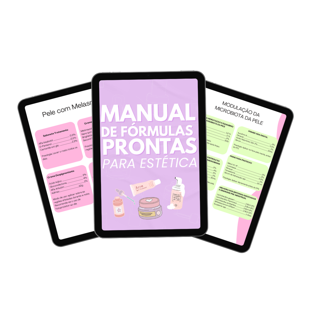 MANUAL DE FÓRMULAS PRONTAS PARA ESTÉTICA