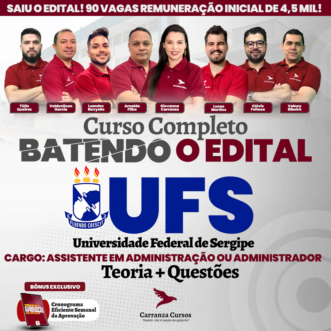 UFS - Batendo o Edital