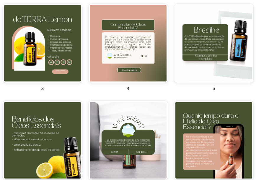 Pack Canva Oleos Essenciais (Pacote Basic)