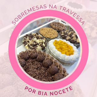 Sobremesas na travessa