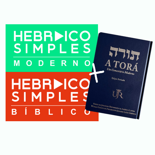 Hebraico Bíblico + Hebraico Moderno + A Torá:um comentário moderno