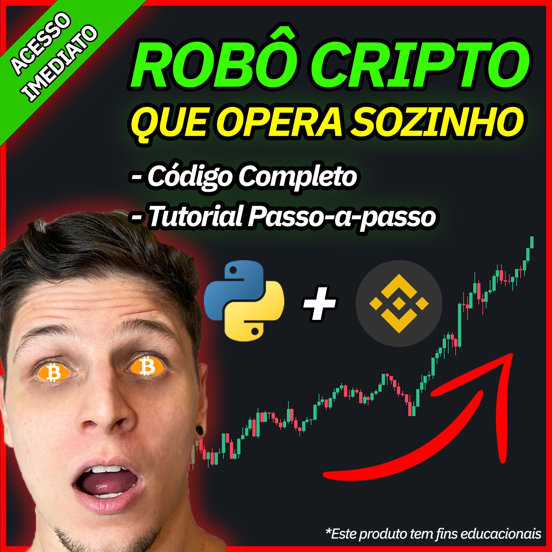 Robô Trader de Cripto 100% Automático na Binance