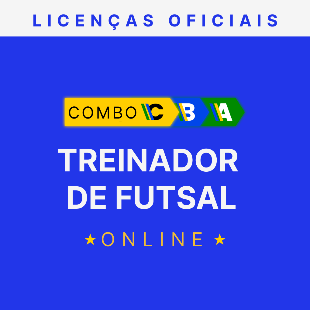 Treinadores de Futsal - Combo de Licenças