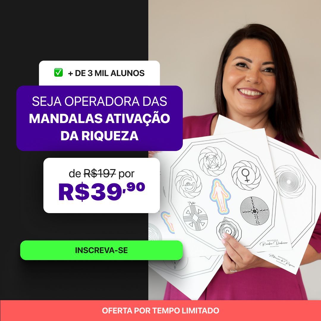 CURSO MANDALAS ATIVAÇÃO DA RIQUEZA