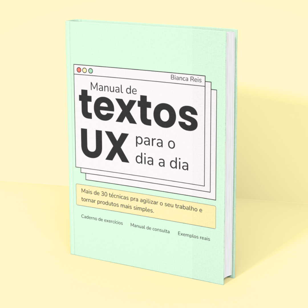 Manual de textos UX para o dia a dia + Lista de prompts para o ChatGPT