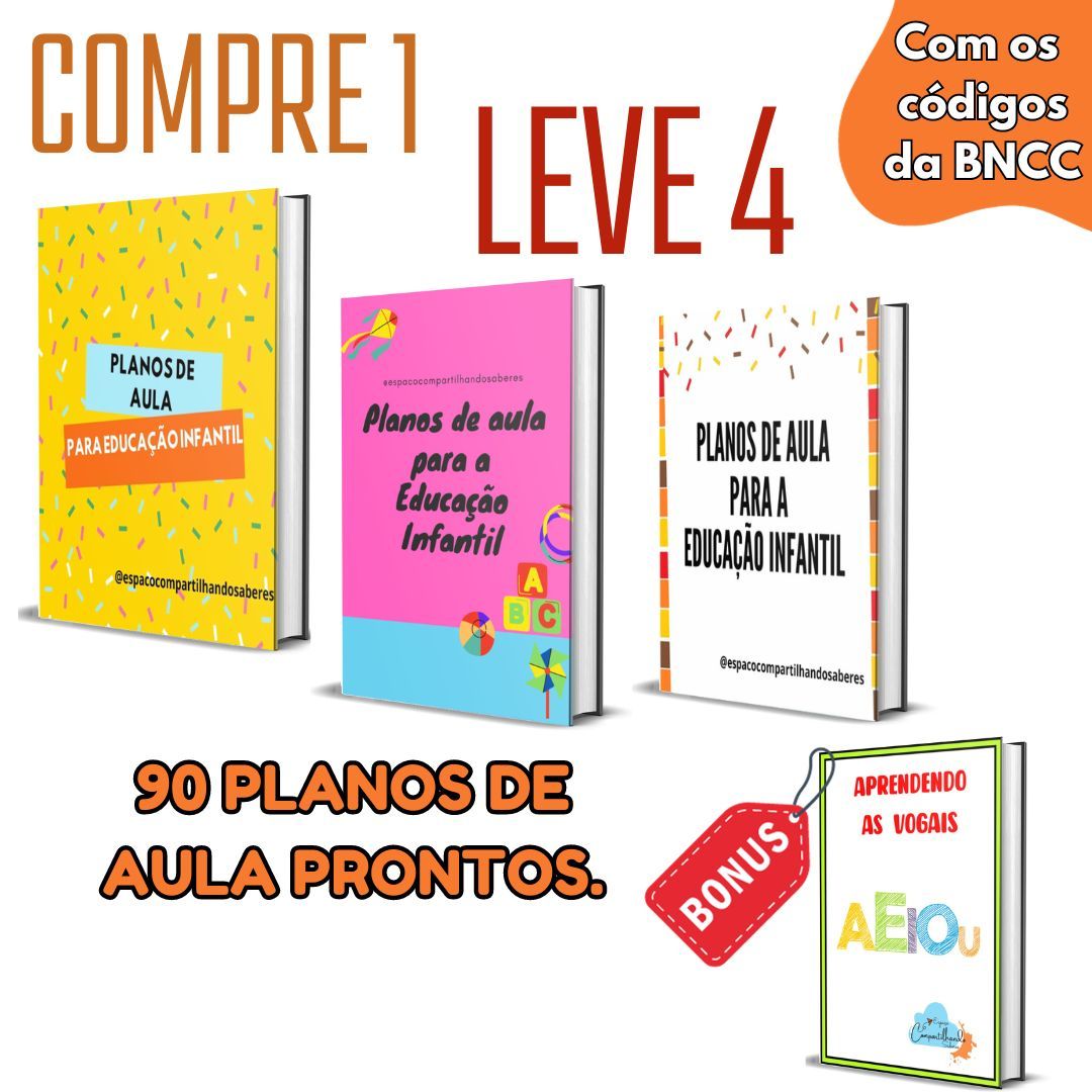 Super Combo de Planos de Aula para Educação Infantil Prontos