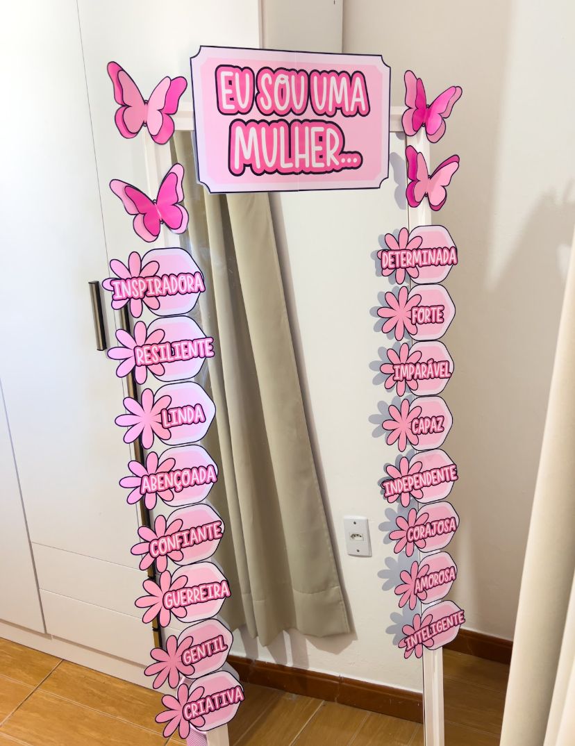 Espelho de afirmações da Mulher