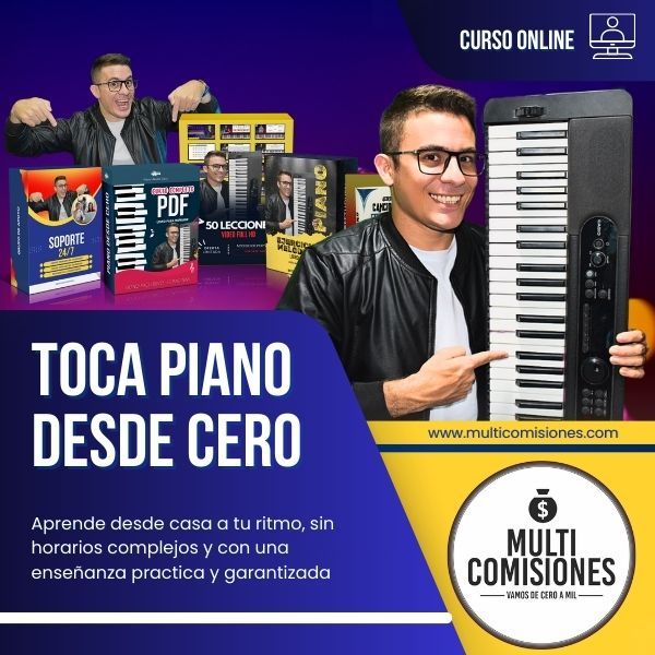 TOCA PIANO DESDE CERO - NIVEL 1