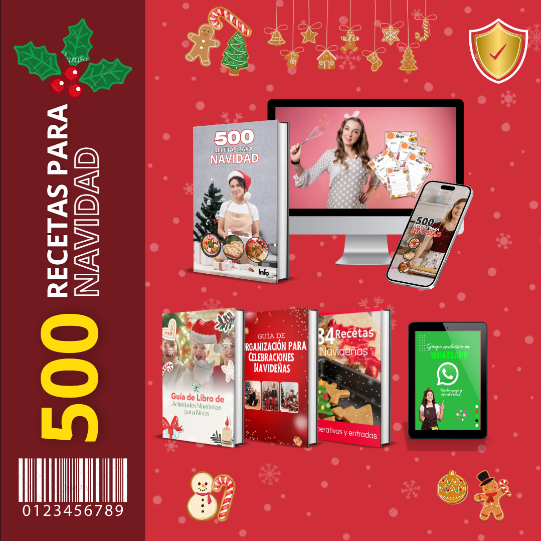 500 Recetas navideñas fáciles