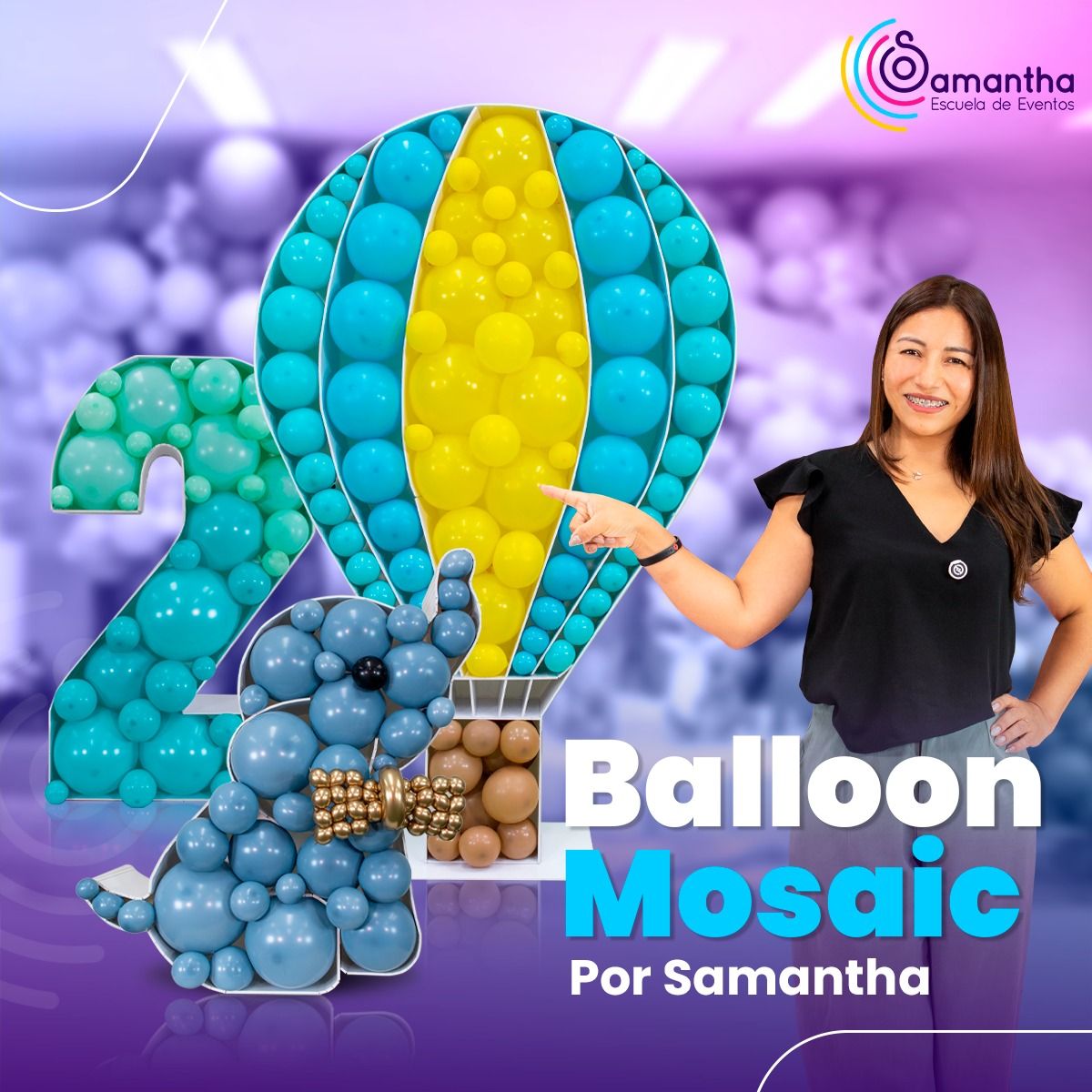 Balloon Mosaic por Samantha