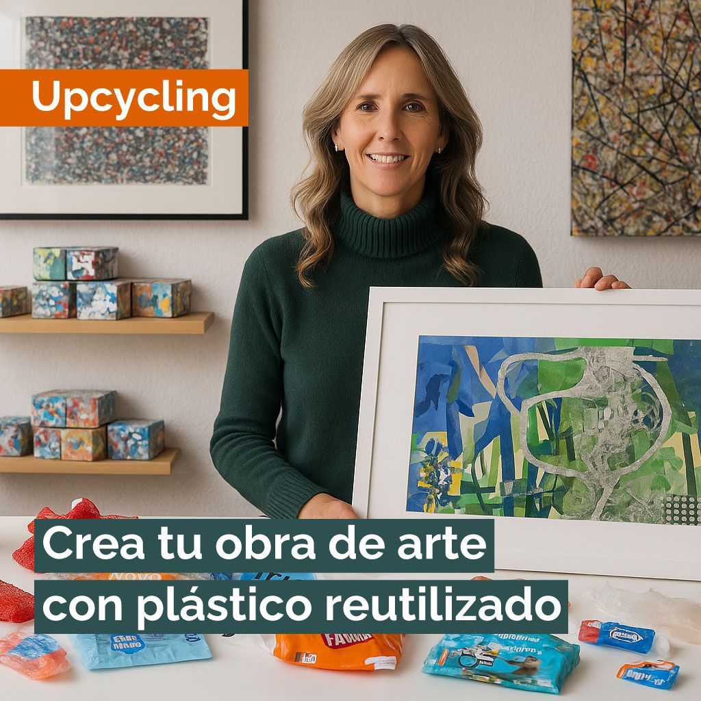 Despierta tu creatividad y crea obras de arte con plástico reutilizado