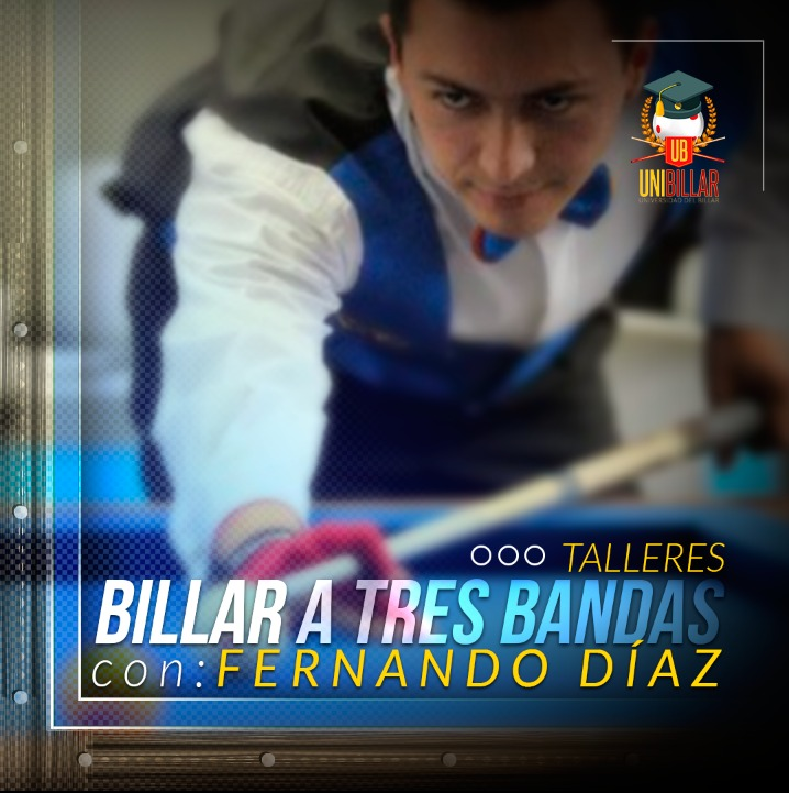 Talleres de Billar a 3 bandas con Fernando Díaz