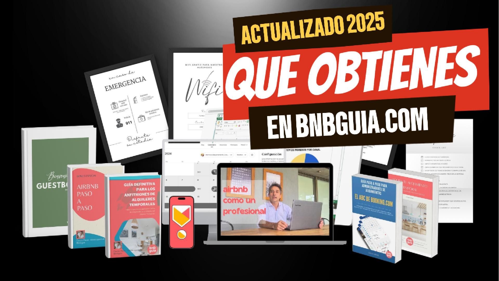 BNB GUIA - LA GUIA PARA ANFITRIONES DE AIRBNB BOOKING VRBO 2025