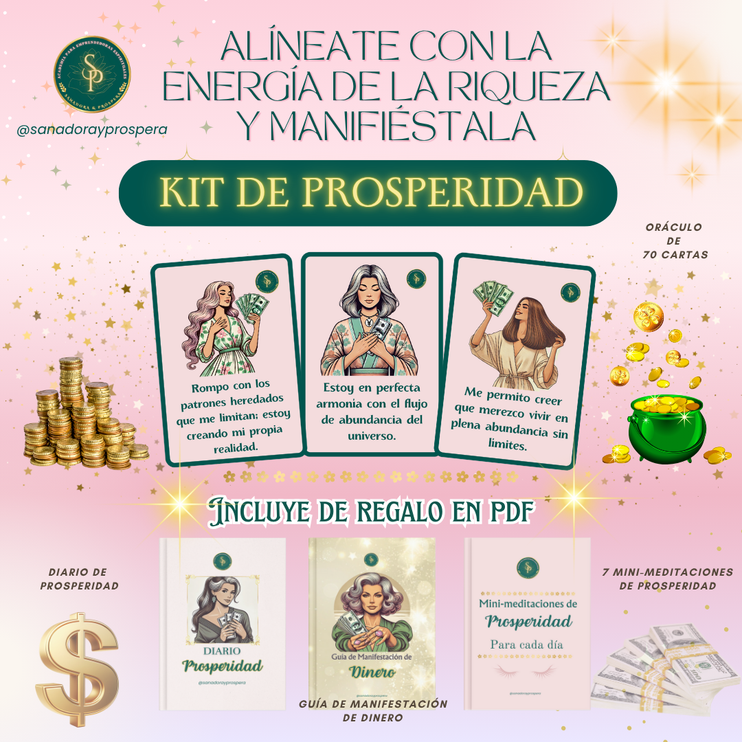 Kit de Prosperidad: Eleva tu Energía y Abre tus Caminos a la Abundancia