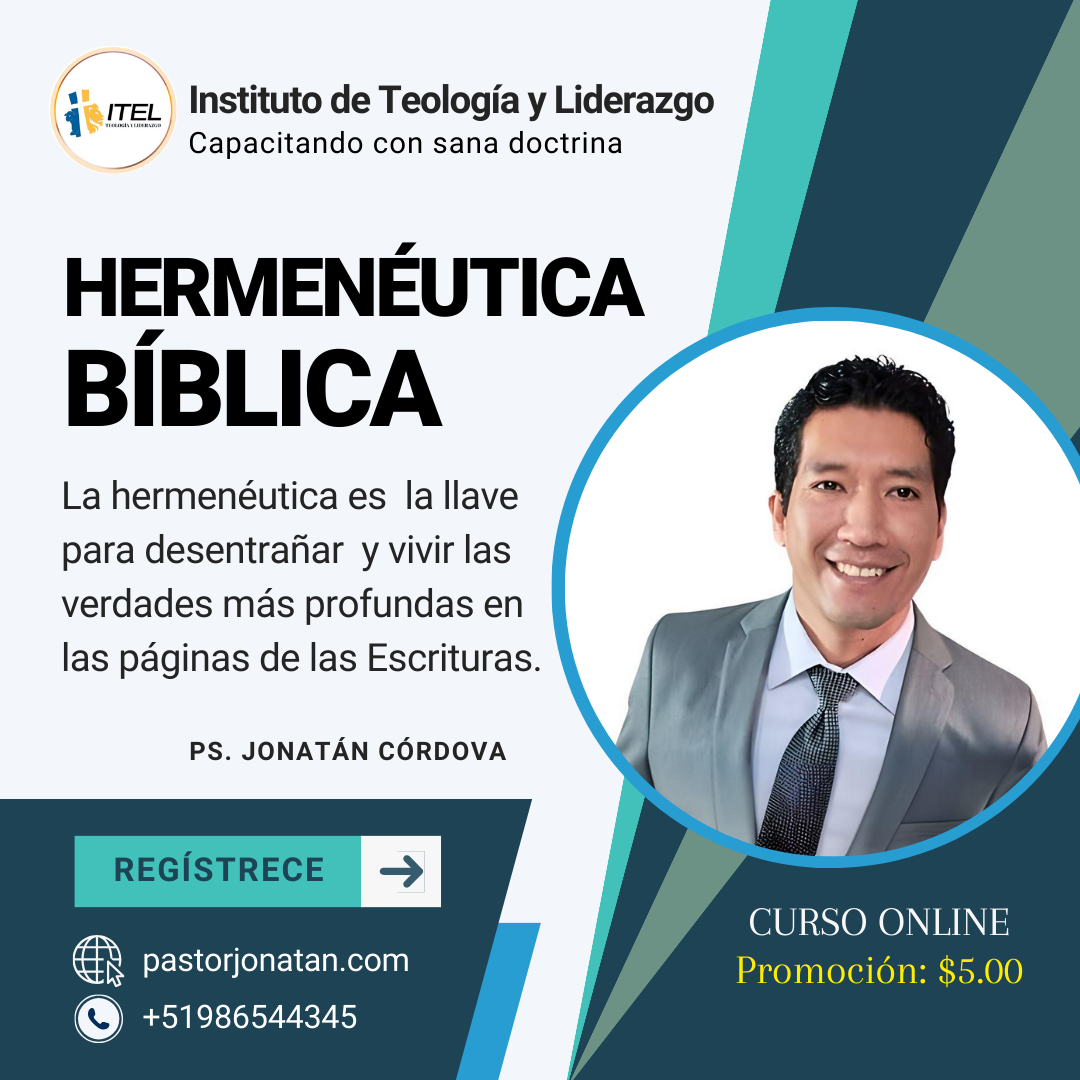 CURSO LA HERMENÉUTICA BÍBLICA