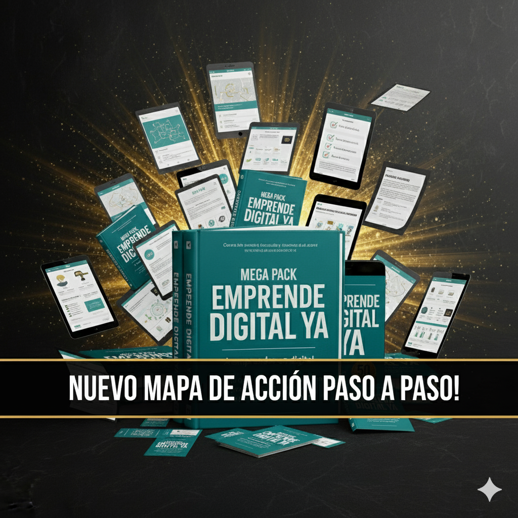 Emprende Digital Fácil Ya! MEGA PACK – Más de 30 guías Tu acceso a la monetización en digital!
