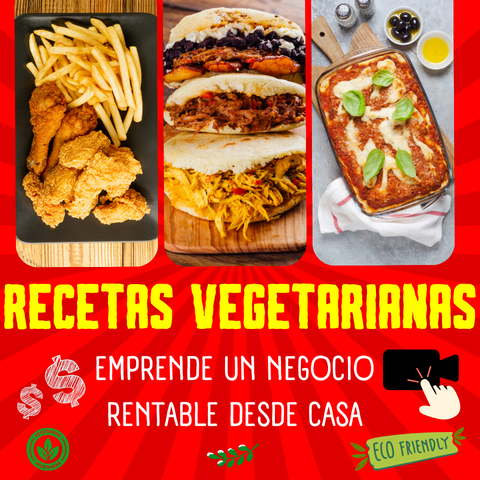 Recetas VEGETARIANAS Para NEGOCIO 100% Rentable