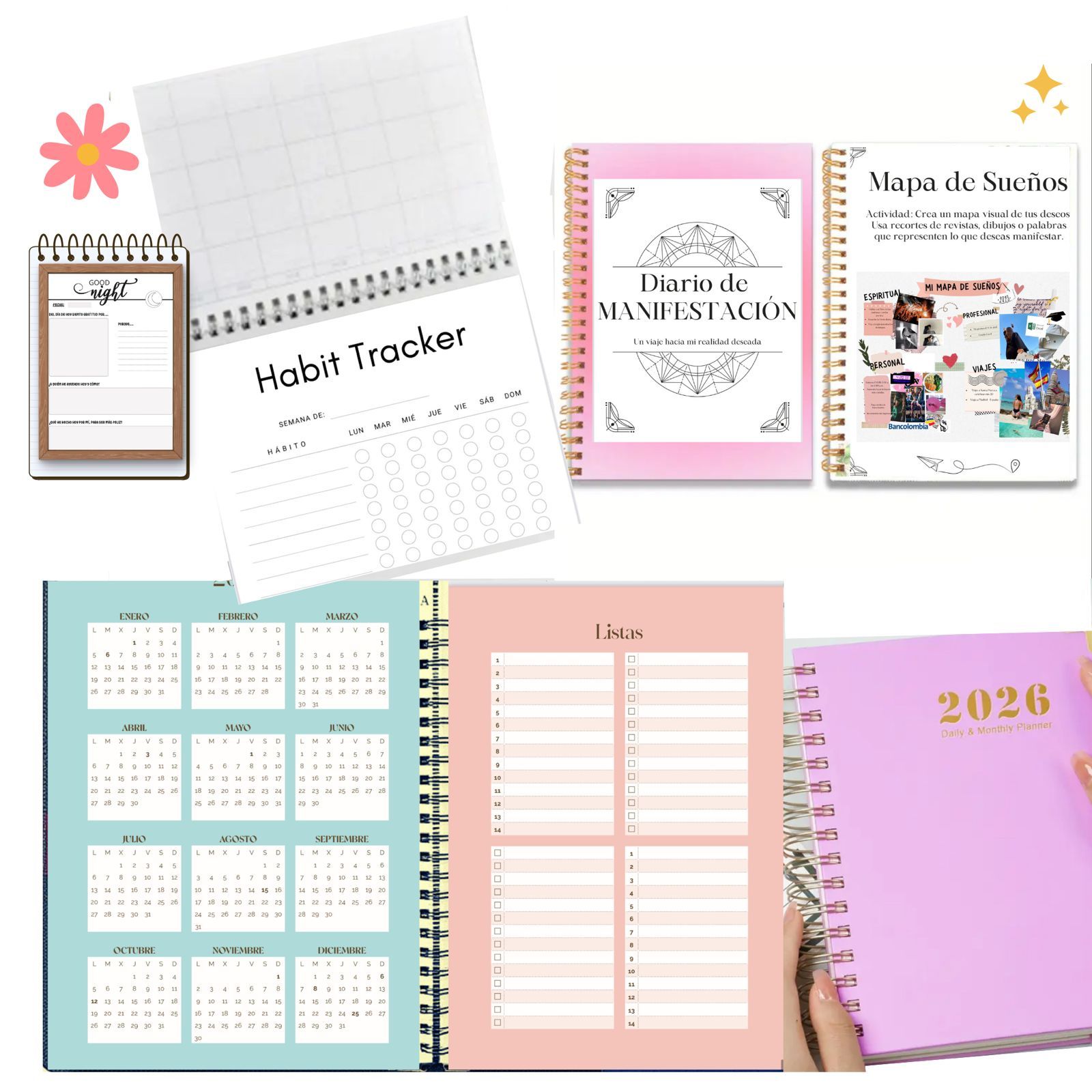 Agenda 2026 Premium Imprimible – Planifica tus metas, equilibra tu vida y haz del 2026 tu mejor año