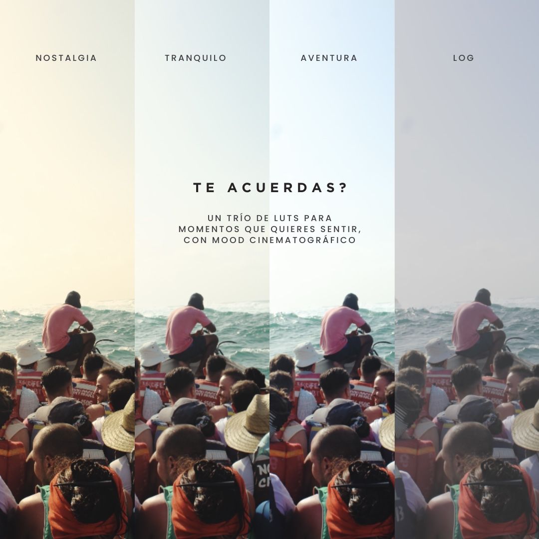 Te acuerdas? LUTs + guía Color Grading para Mortales