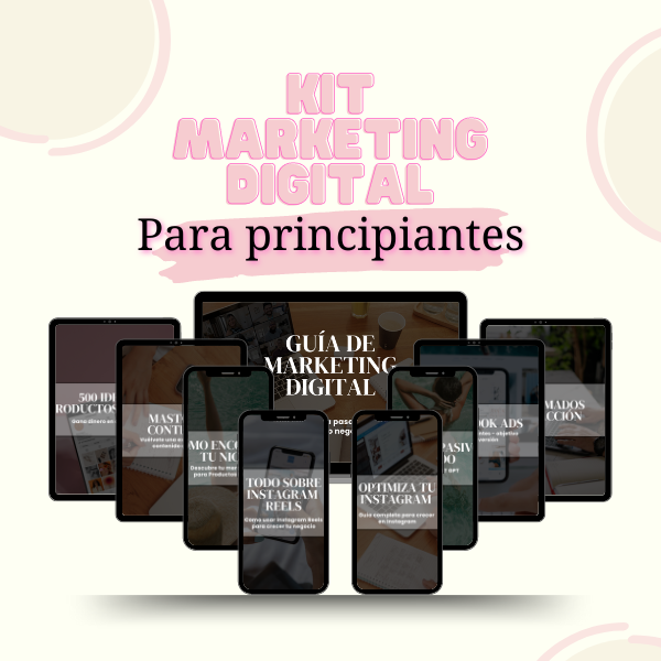 KIT MARKETING DIGITAL PARA PRINCIPIANTES