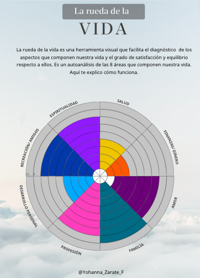 Rueda de la vida - Encuentra que áreas no te permiten avanzar en la vida