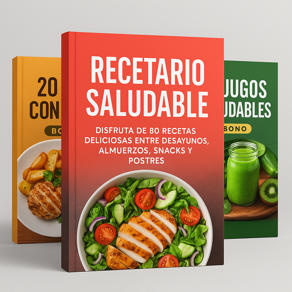 Pack Salud Total: 120 Recetas Fáciles, Deliciosas y 100% Saludables