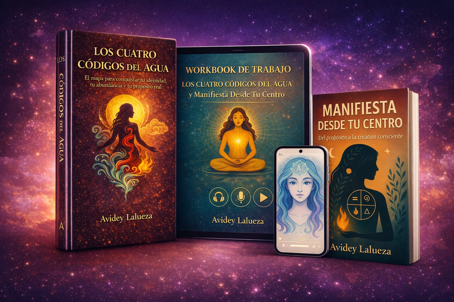 Los 4 Códigos del Agua: Tu mapa para Conquistar tu Identidad, tu Abundancia y tu Libertad real.