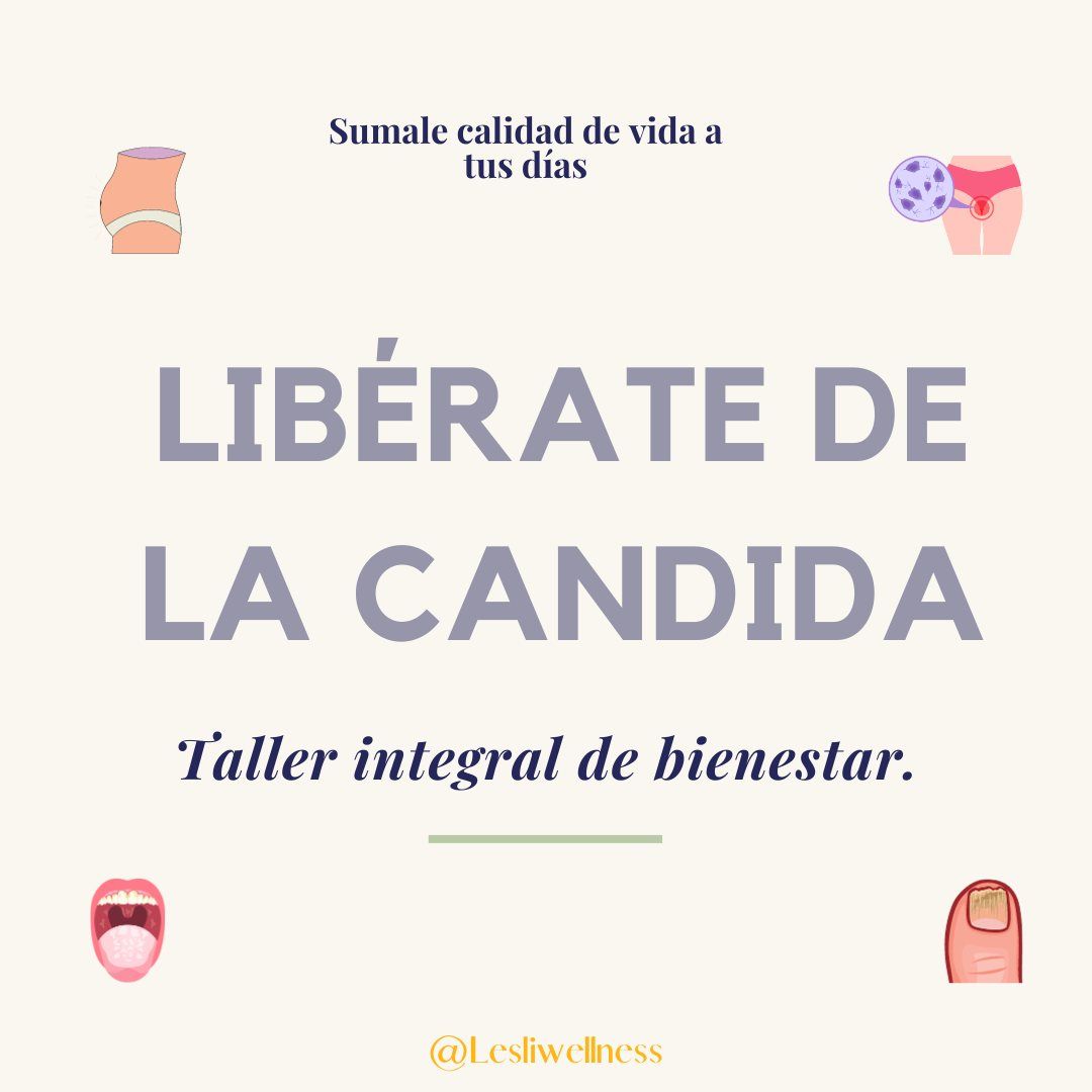 Libérate de la Candida y gana bienestar.