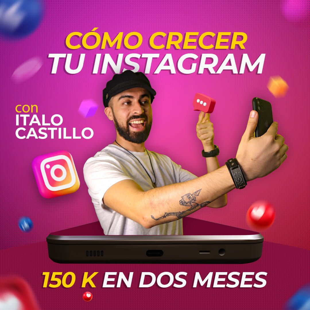 Como Crecer en instagram - Italo Castillo