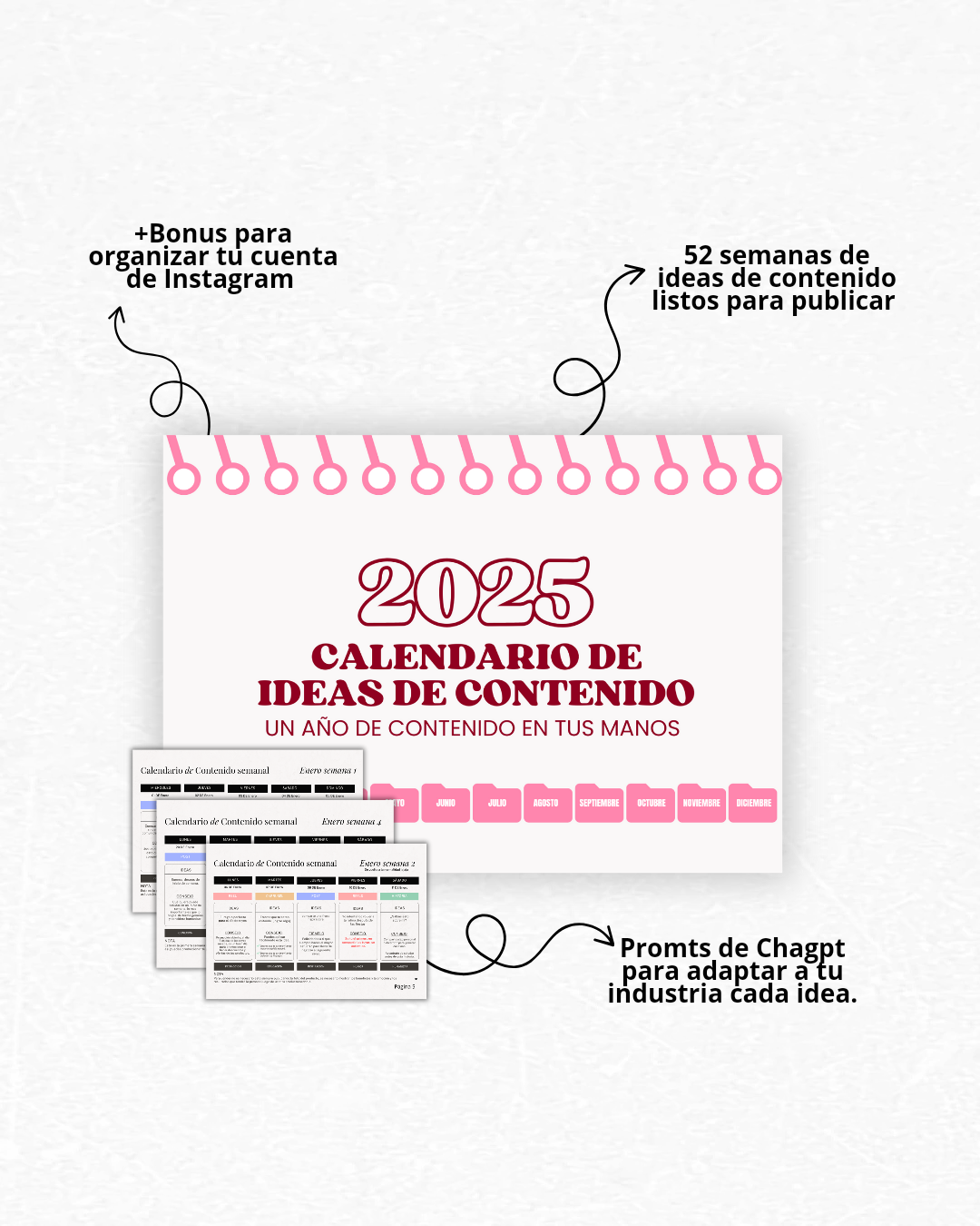 Ideas de contenido calendario 2025