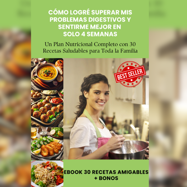 CÓMO LOGRÉ SUPERAR MIS PROBLEMAS DIGESTIVOS Y SENTIRME MEJOR EN SOLO 4 SEMANAS + BONOS