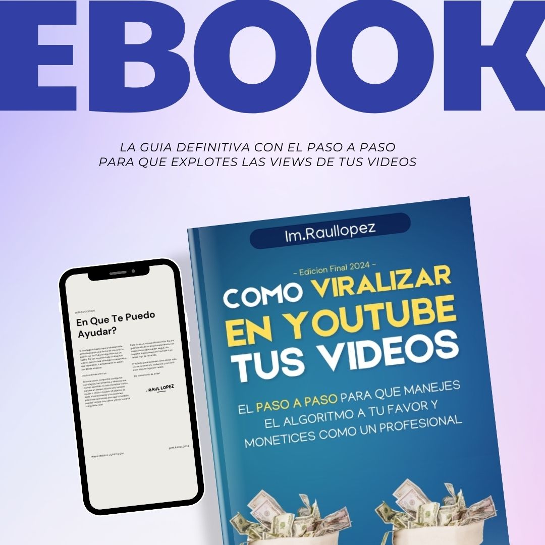Como Viralizar en Youtube tus Videos - El Paso a Paso para que manejes el algoritmo como un Profesional y Monetices