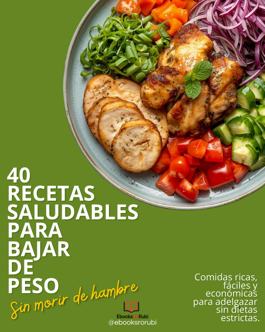 40 Recetas Saludables para Bajar de Peso sin Pasar Hambre
