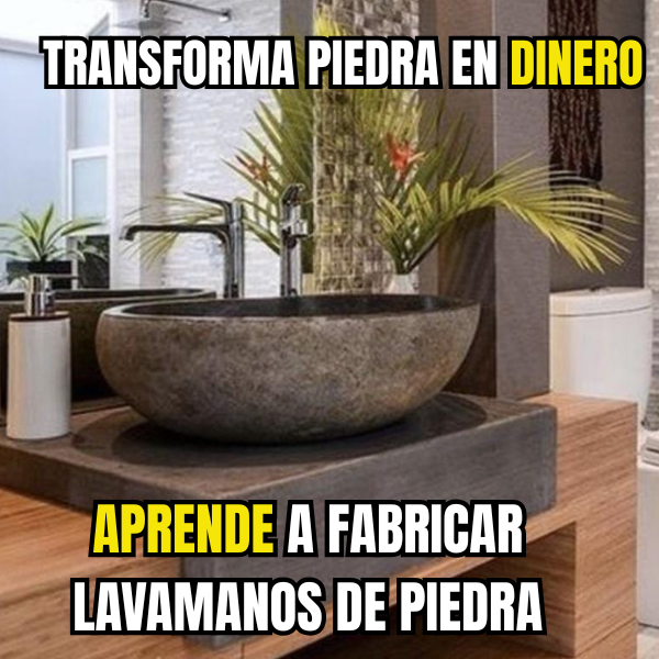 Como Fabricar Lavamanos de Piedra: Aprende el Arte que Vende a Precios de Lujo