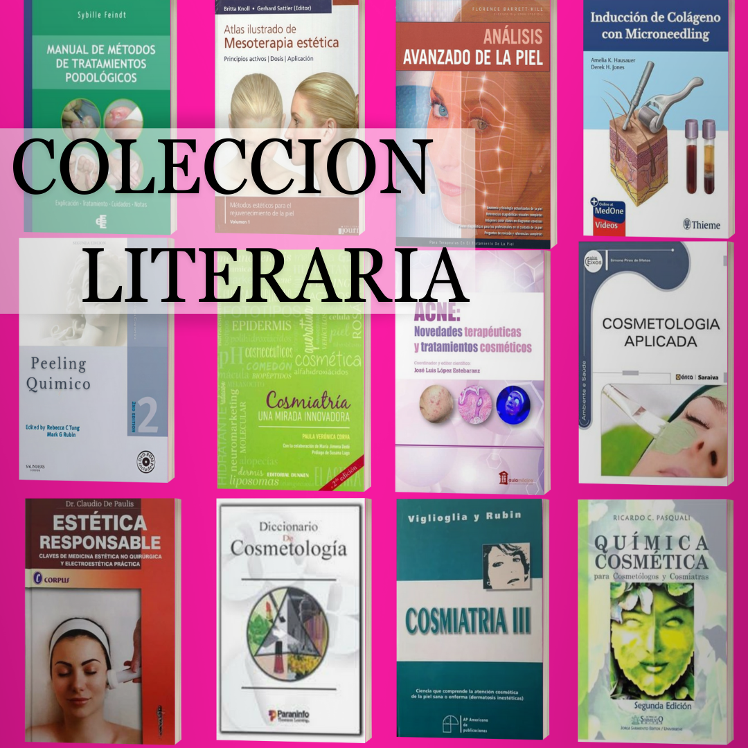 Paquete de Libros de Cosmetologia y Cosmiatria