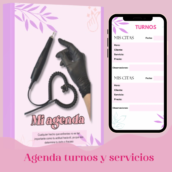 Agenda turnos y servicios (Manicurista)