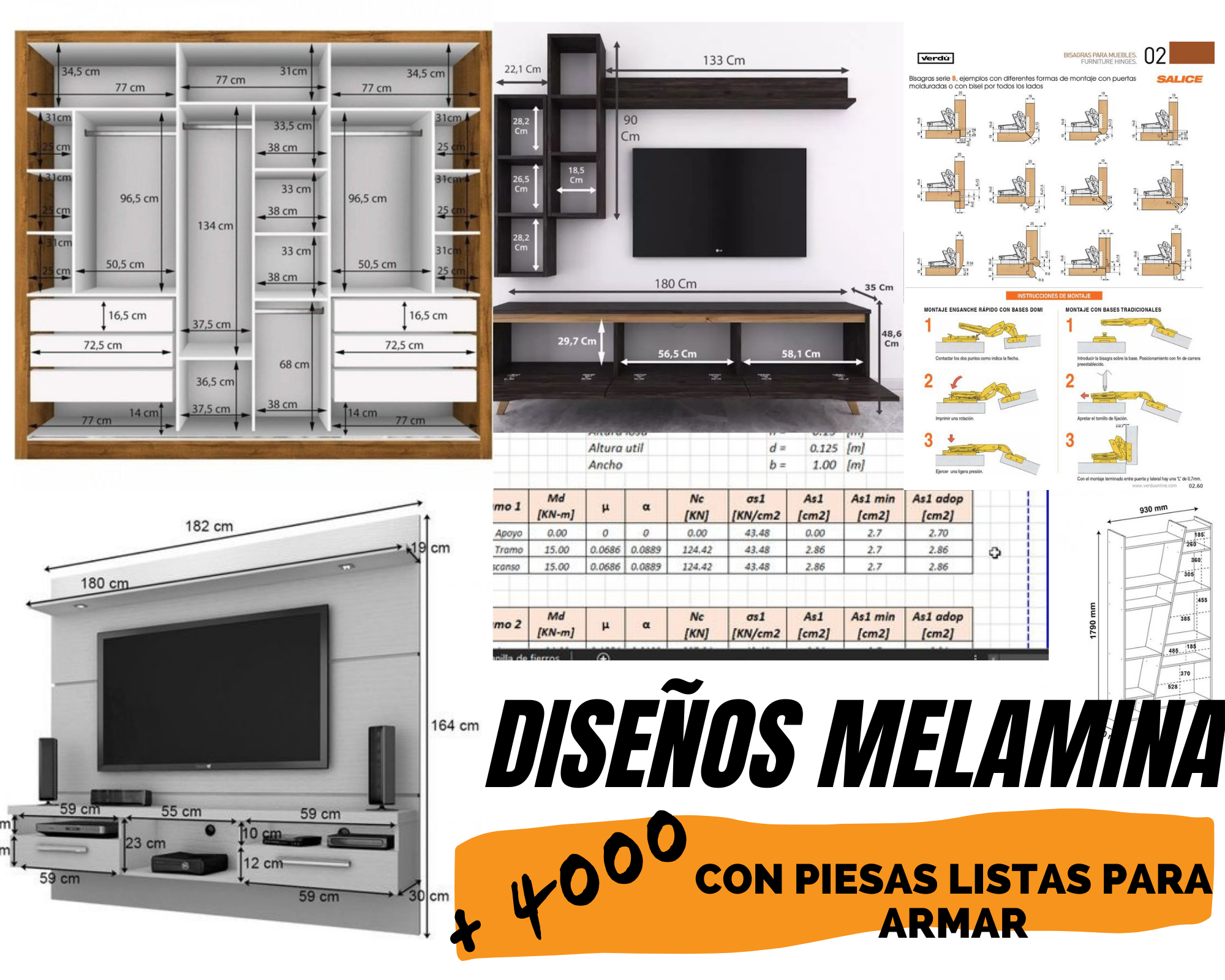 DISEÑOS EN MELAMINA
