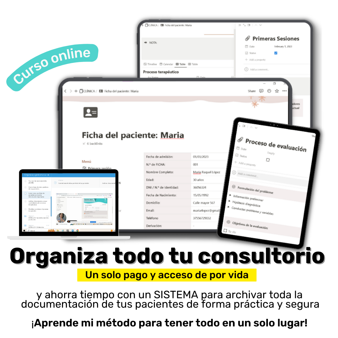 Organiza tu consultorio