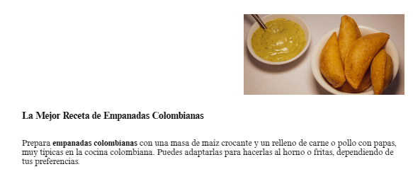 Receta de Empanadas Colombianas