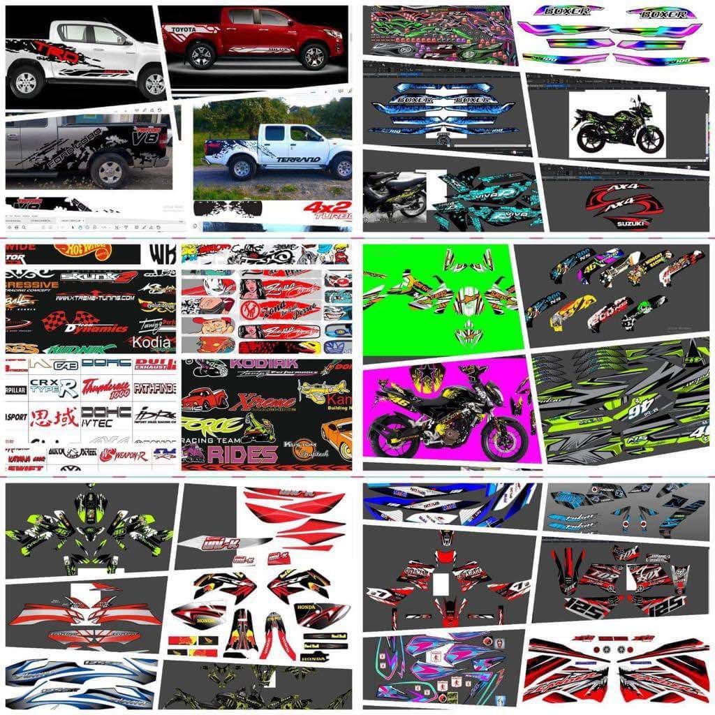 Vectores para motos, carros de todas las marcas????