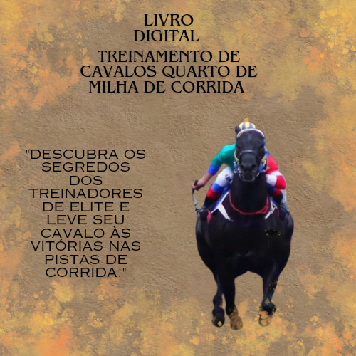 TREINAMENTO DE CAVALOS QUARTO DE MINHA DE CORRIDA.