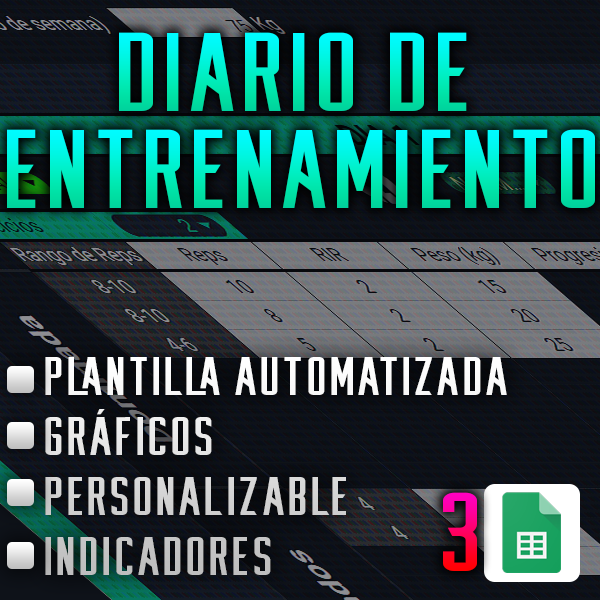 ????????PLANTILLA DE ENTRENAMIENTO???????? EXCEL AUTOMATIZADA GIMNASIO Y CALISTENIA [3 MESES]