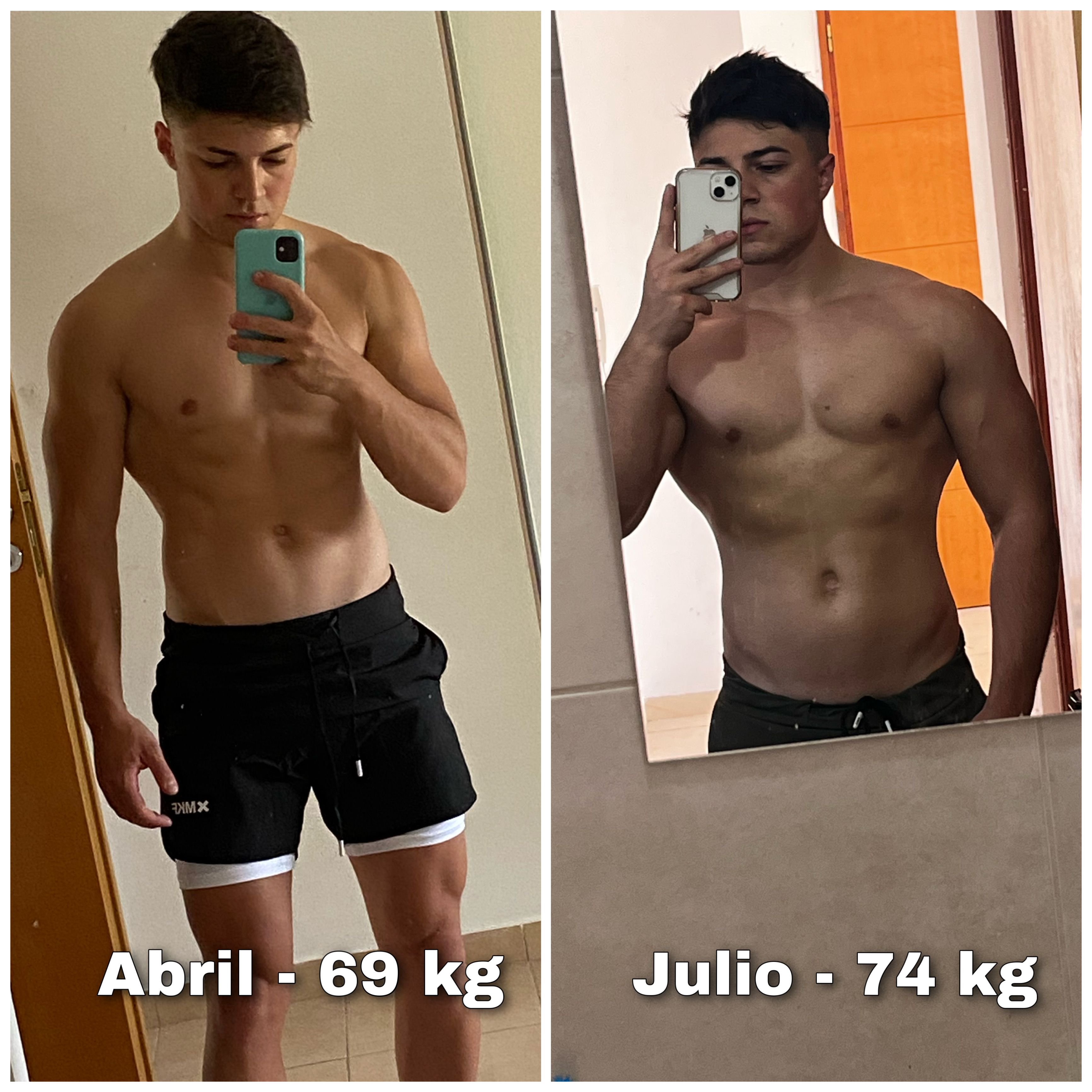 Transformación física: Cómo AUMENTAR 5 KILOS EN 4 MESES