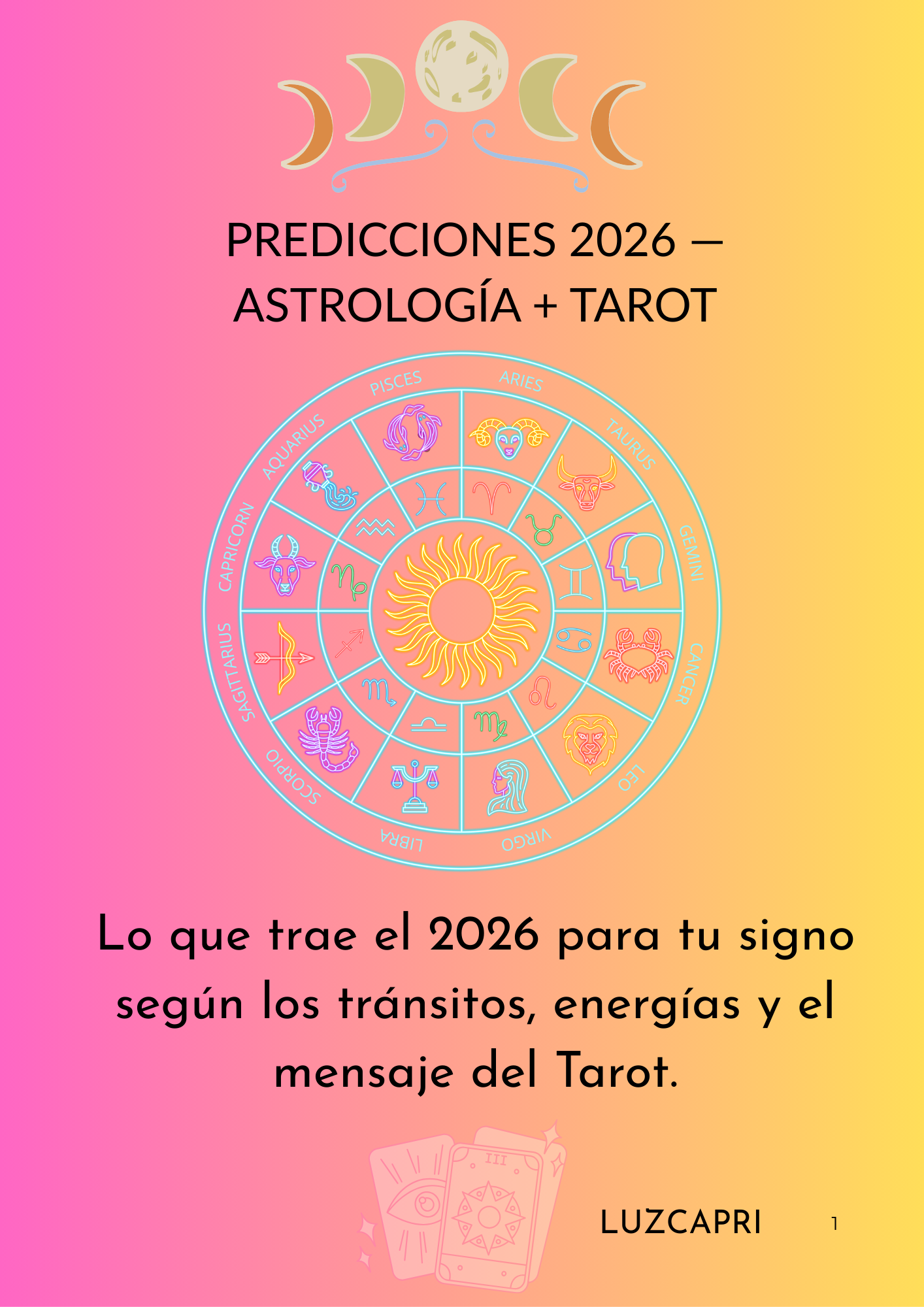 Predicciones 2026 – Astrología y Tarot para Cada Signo