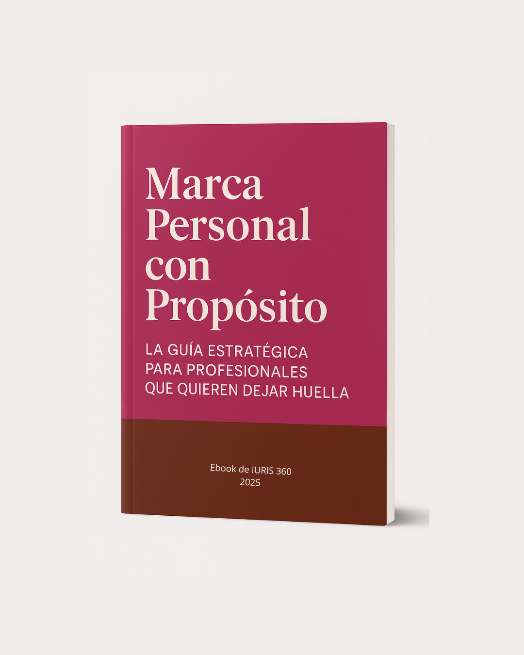 “Marca Personal con Propósito: La Guía Estratégica para Profesionales que Quieren Dejar Huella”